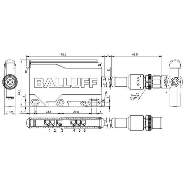 Balluff BAE00LA BAE SA-CS-026-YP-BP00,3-GS04 Supplier & Distributor
