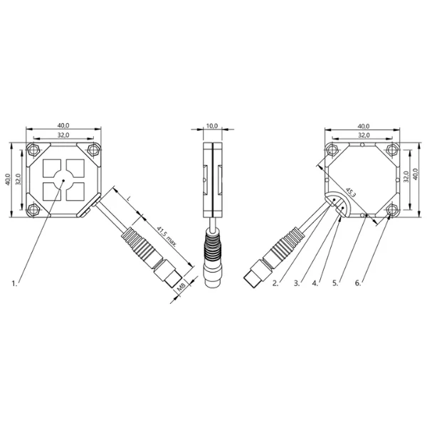 Balluff BCS00U6 BCS Q40BBAA-PSC20C-EP00,3-GS49 Supplier & Distributor
