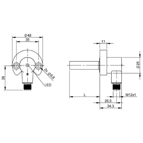 Balluff BES05Z2 BES 516-300-S358/1.250