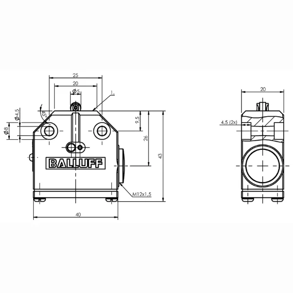 Balluff BNS04F3 BNS 819-99-K-15 Distributor