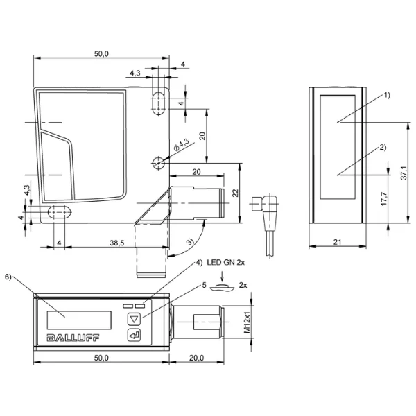Balluff BOD002N BOD 24K-LPI08-S4 Supplier and Distributor