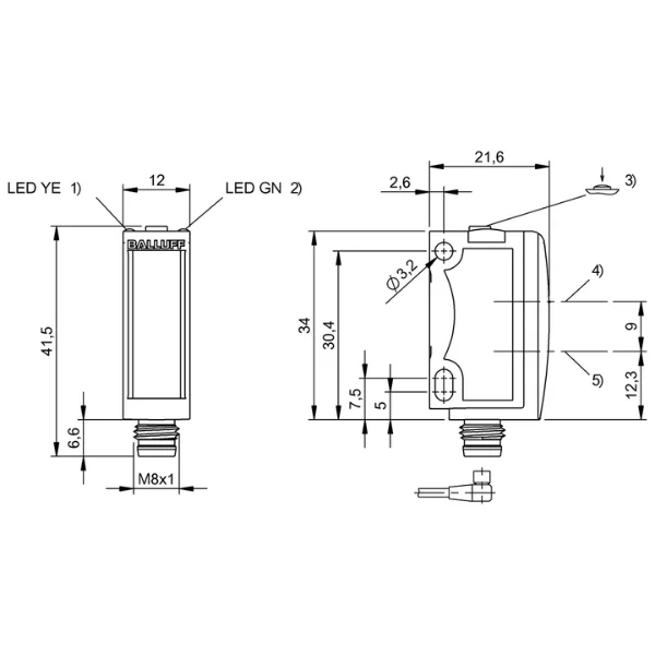 Balluff BOS02CP BOS 6K-UI-RH10-S75 Supplier and Distributor