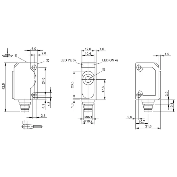 Balluff BUS004K (BUS R06K1-XA-02/015-S75G) Supplier & Distributor in India
