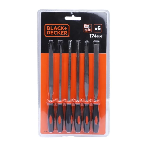 Black & Decker BDHT22148 Needle File Set 6 Piece Supplier