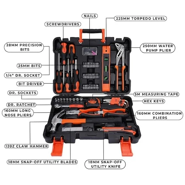 BLACK AND DECKER BMT154C 154 PC Hand-Tool Kit: Commercial Supply 