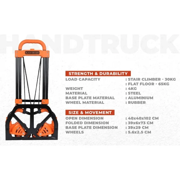Black & Decker BXWT-H201-SP Folding Stair Climber Hand Truck Supplier