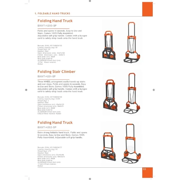 Black & Decker BXWT-H201-SP Folding Stair Climber Hand Truck Supplier