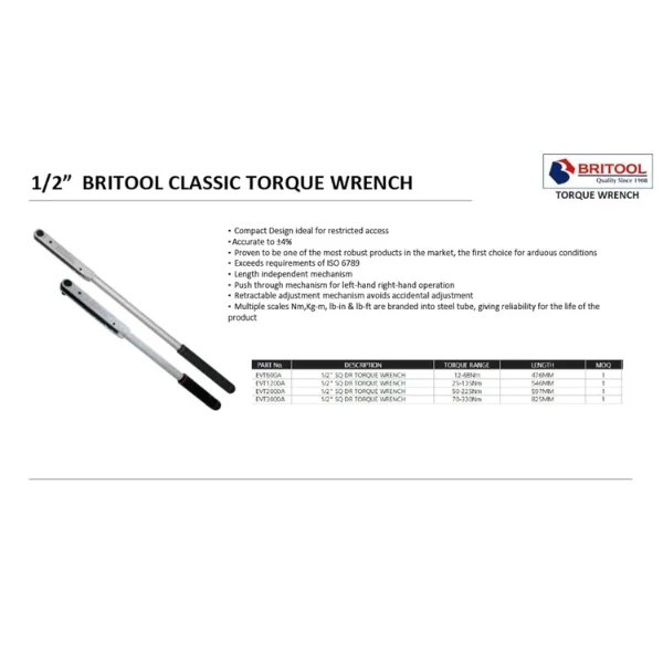 Britool EVT2000A 1/2