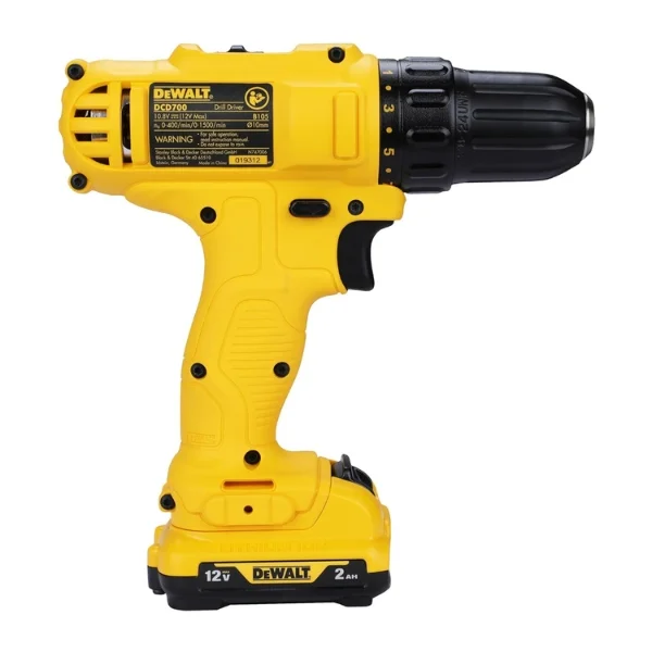 DEWALT DCD700D2-B1 12V 2.0Ah Compact Drill Driver Supplier