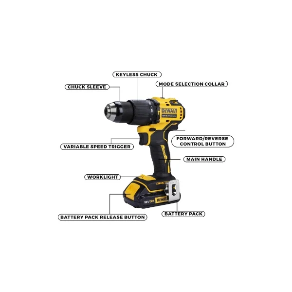 Dewalt DCD709S2T-QW 18V Brushless Compact Hammer Drill Driver 1.5Ah Supplier