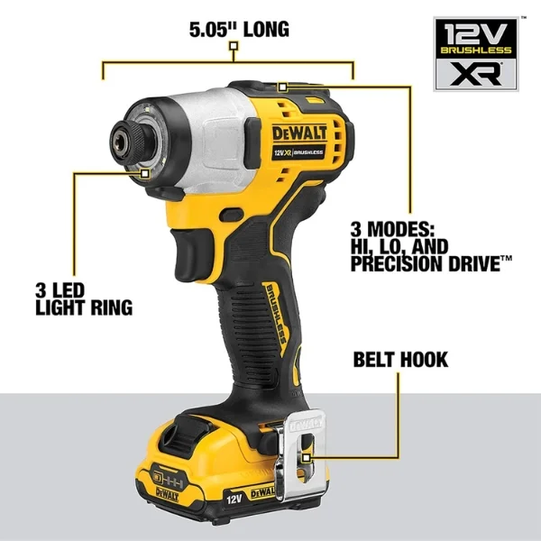DeWalt DCF801D2-QW 12V Brushless Compact Impact Driver Supplier