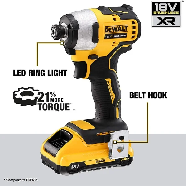 DeWalt DCF809L2T-QW 18V XR Brushless Impact Driver 3.0Ah Kit Supplier
