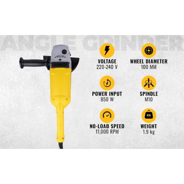DeWalt DW801-IN 850W 100 mm Small Angle Grinder Toggle Switch Supplier