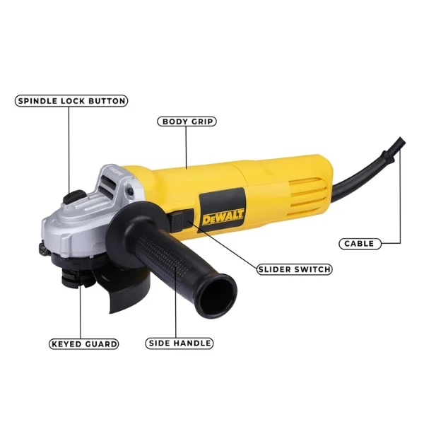 DeWalt DW802-IN 850W 100 mm Small Angle Grinder Slide Switch Supplier