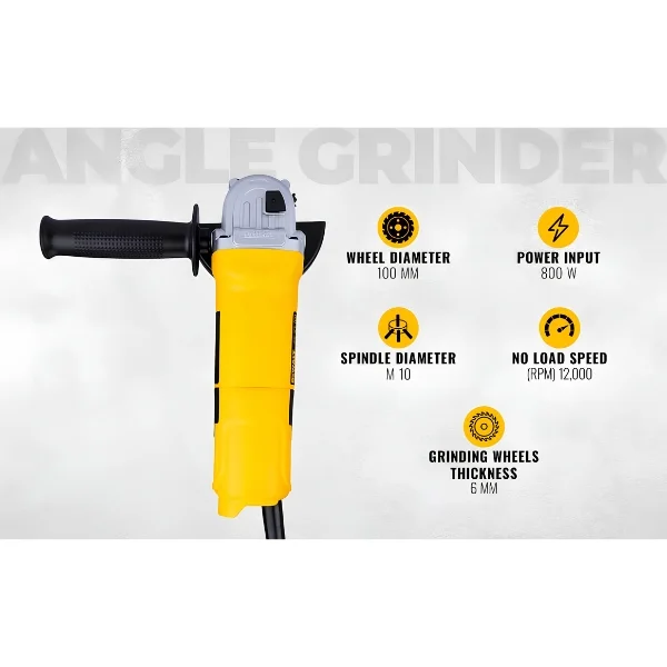 DeWalt DW803-IN01 1000W 100 mm Small Angle Grinder Toggle Switch Supplier