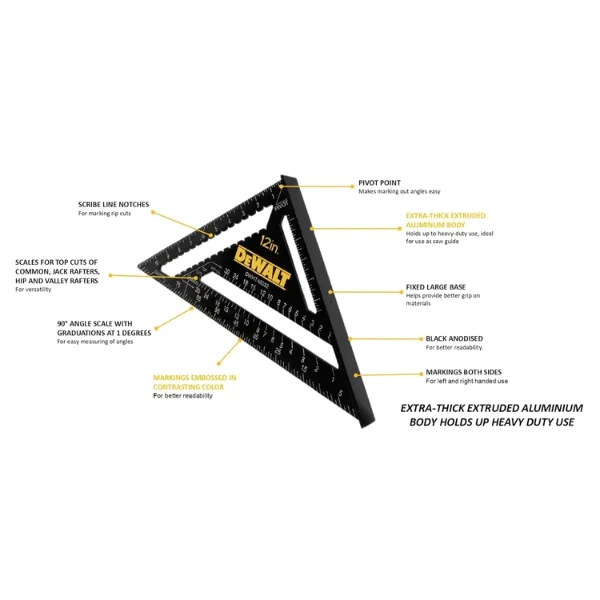 Dewalt DWHT46032-0 Square 12 Inch Supplier