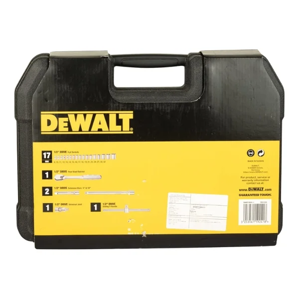 DEWALT DWMT19241-1 22 Pc 1/2″ Drive Metric Socket Set – Authorized Industrial Supply, Pan India