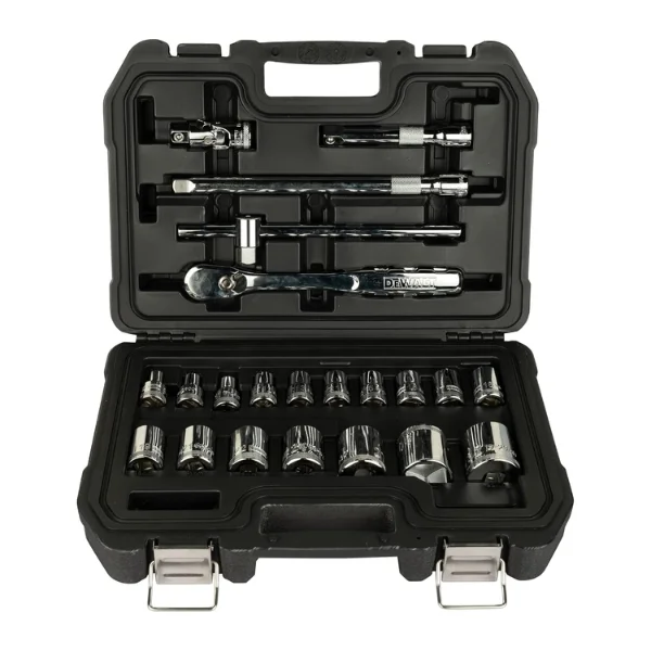 DEWALT DWMT19241-1 22 Pc 1/2″ Drive Metric Socket Set – Authorized Industrial Supply, Pan India