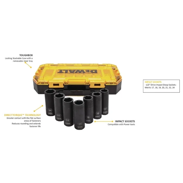 DEWALT DWMT74737-0 7-Piece 1/2