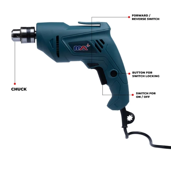 Max MXD350-IN 350W 10 mm Rotary Drill Supplier
