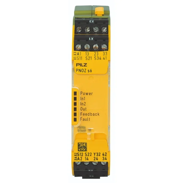 Pilz 750106 PNOZ s6 Safety Relay 24VDC 3NO 1NC Supplier