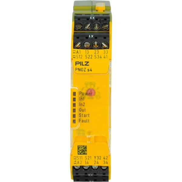 Pilz 750134 PNOZ s4 Safety Relay 48–240VAC/DC 3NO 1NC Supplier