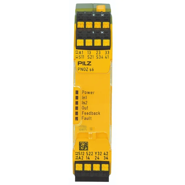 Pilz 751106 PNOZ s6 C Safety Relay 24VDC 3NO 1NC Supplier