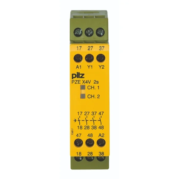 Pilz 774582 PZE X4V Safety Relay 24VDC 4NO Supplier