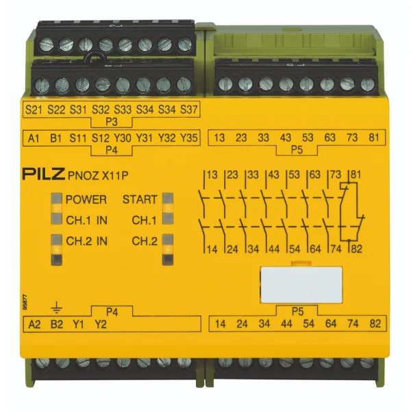 Pilz 777080 PNOZ X11P Safety Relay 24VAC / 24VDC 7NO 1NC 2SO Supplier