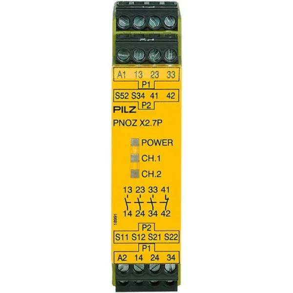 Pilz 777305 PNOZ X2.7P Safety Relay 24VAC/DC 3NO 1NC Supplier