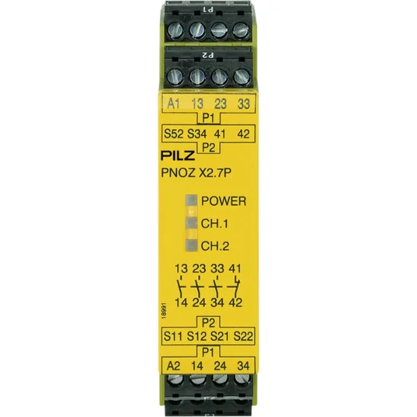 Pilz 777306 PNOZ X2.7P Safety Relay 24–240VAC/DC 3NO 1NC Supplier