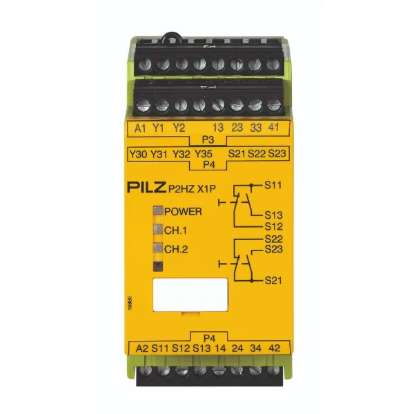 Pilz 777340 P2HZ X1P Safety Relay 24VDC 3NO 1NC 2SO Supplier