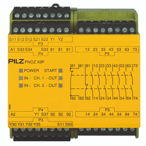 Pilz 777609 PNOZ X9P Safety Relay 24VDC 7NO 2NC 2SO Supplier