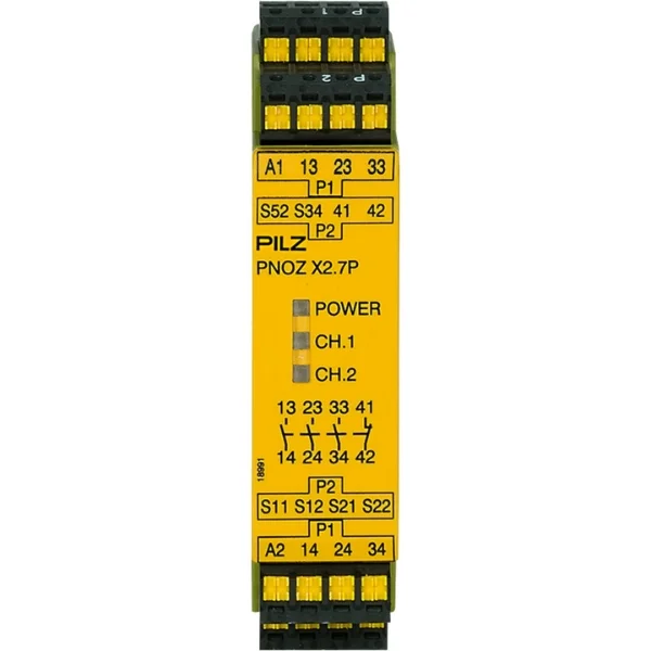 Pilz 787305 PNOZ X2.7P C Safety Relay 24VAC/DC 3NO 1NC Supplier
