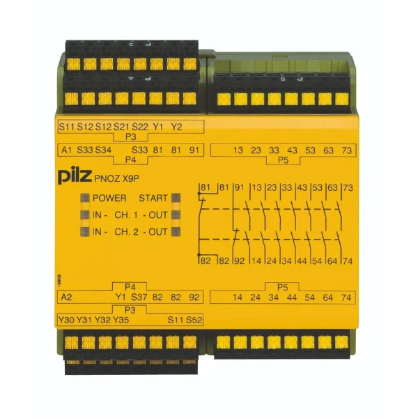 Pilz 787609 PNOZ X9P C Safety Relay 24VDC 7NO 2NC 2SO Supplier