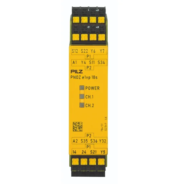 Pilz PNOZ e1VP C Electronic Safety Relay 10–24V DC 1SO 1SO (Timed) Supplier