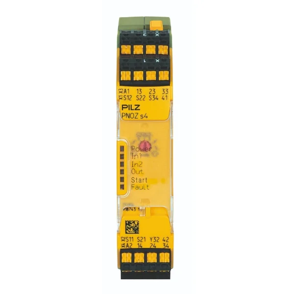 Pilz PNOZ S4 C Safety Relay 24V DC 3NO 1NC (Coated) Supplier