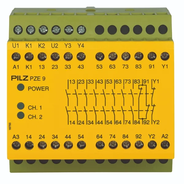 Pilz PNOZ X10.1 Safety Relay 24V DC 6NO 4NC with LED Indicators (774749) Supplier