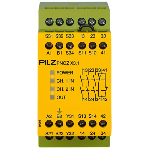 Pilz PNOZ X3.1 Safety Relay 24VDC / 240VAC – 774322 Supplier