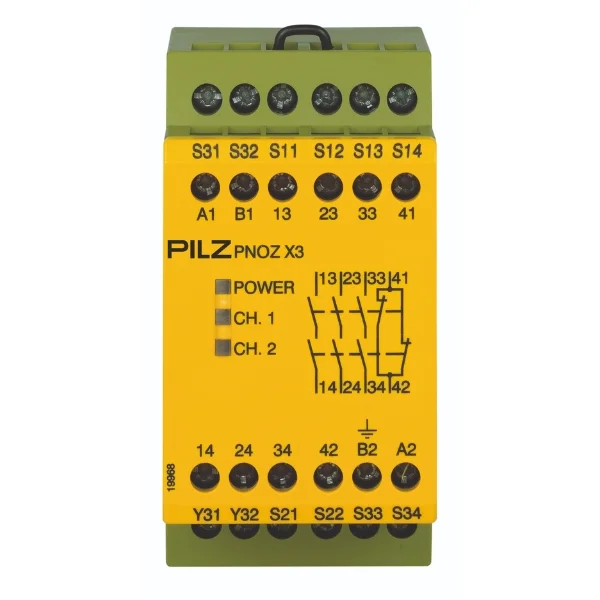 Pilz PNOZ X3 Safety Relay 24V AC/DC 3NO 1NC (774310) Supplier