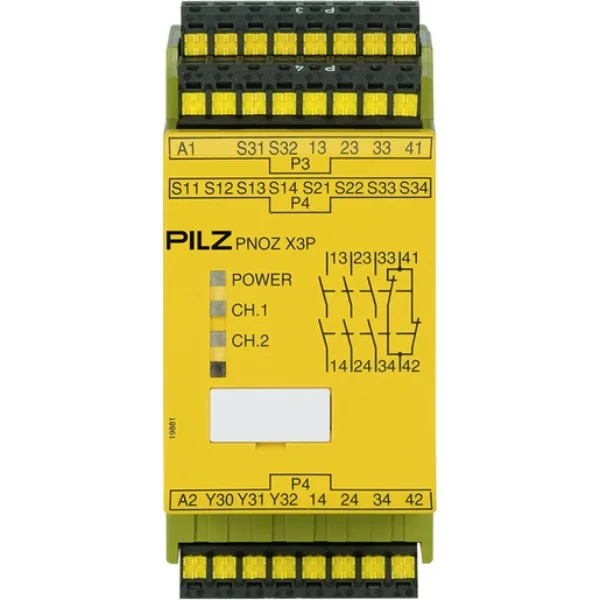 Pilz PNOZ X3P C Safety Relays 24-240VACDC 3n/o 1n/c 1so (787313) Supplier