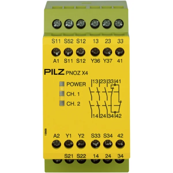 Pilz PNOZ X4 Safety Relay 24V DC 3NO 1NC (774730) Supplier