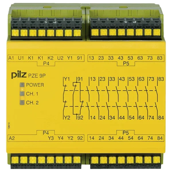 Pilz PZE 9P C Safety Relays 24VACDC 8n/o 1n/c (787140) Supplier