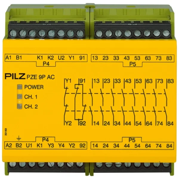 Pilz PZE 9P Safety Relay 24–240VAC/DC (777148) Supplier