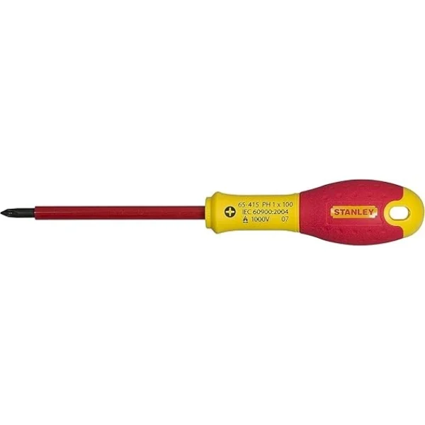 Stanley 0-65-415 VDE Phillips Screwdriver PH1 x 100mm Supplier