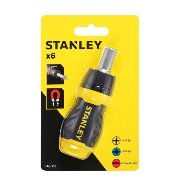 STANLEY 0-66-358 MULTIBIT STUBBY S/D RATCH Distributor