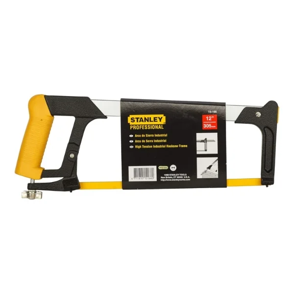 Stanley 15-166 Steel Frame Hacksaw 450mm with 305mm Blade Supplier