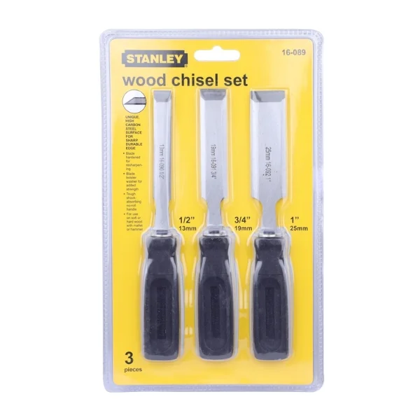Stanley 16-089 Wood Chisel Set 3 Piece Supplier