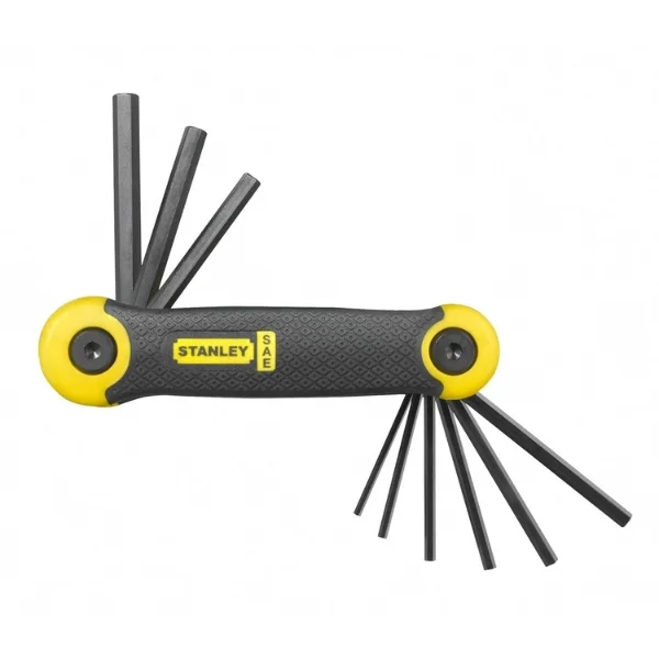 Stanley 2-69-265 Folding SAE Hex Key Set 9 Piece Supplier