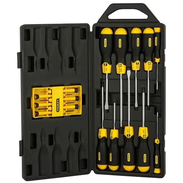 STANLEY 68-0002C 16PC Cushion Grip Screwdriver Set Distributor